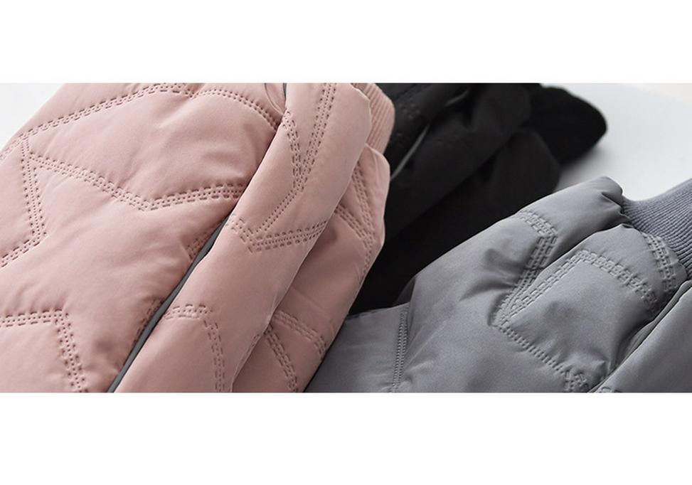 Kinder-Extra-Dicke Baumwoll-Fleece-gefütterte Warme Hose für den Winter