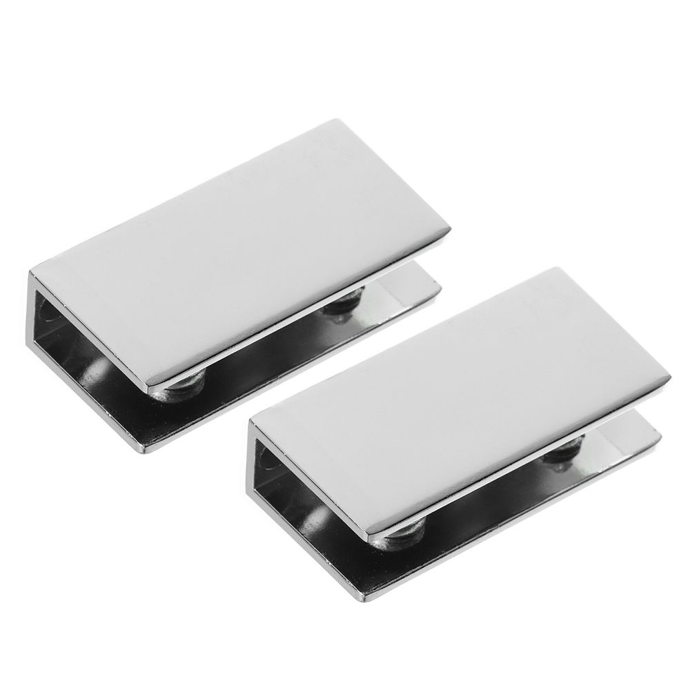 2pcs Thicken Alloy Board Support Plank Clip Glass Shelf Support Glass Clamp Glass Shelf