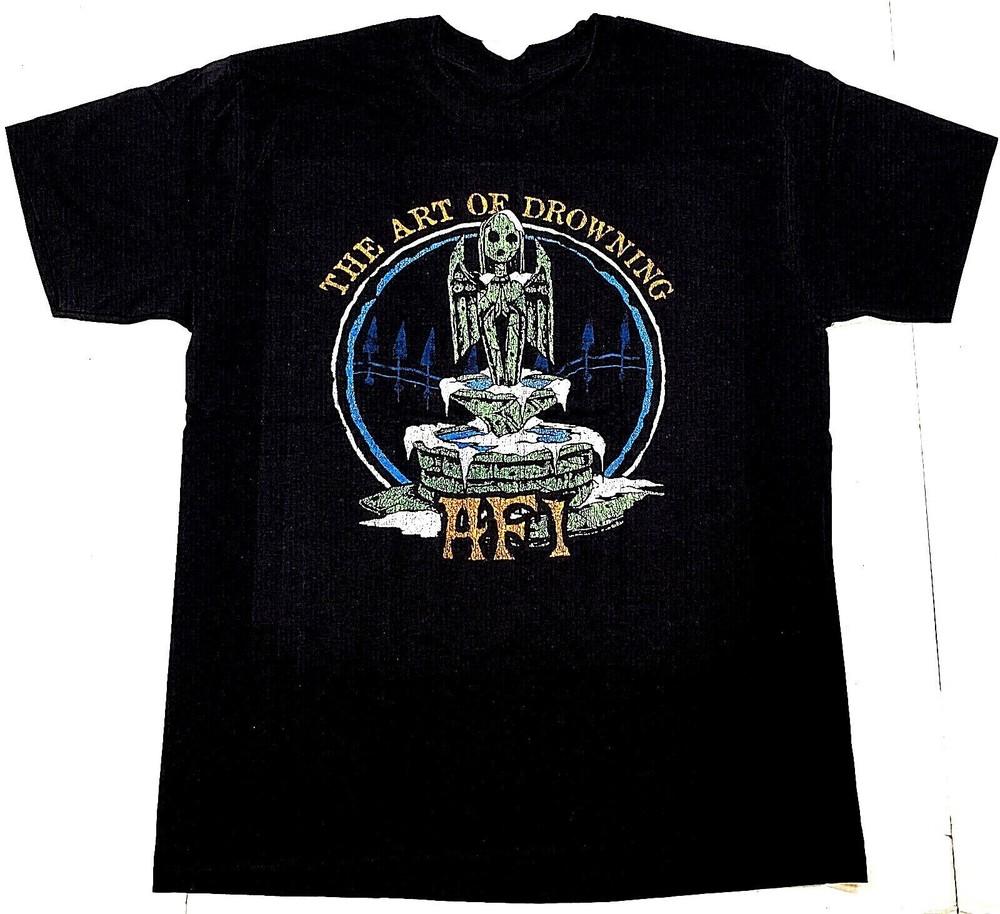 AFI T-shirt Hardcore Punk Rock Horror Tee 100% Cotton Men s Black CB006 Unisex T-Shirt L