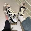 Size 34-44, large size women's shoes 41 fat feet spring platform casual board shoes women ins tide couple canvas shoes 42