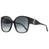 Women S Square SunglaSSeS Noemi Dxf9o Black Glitter 61mm Dxf9o