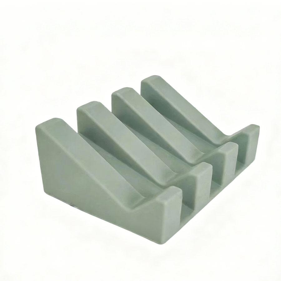 A soap box, silicone drain pan, bathroom storage rack, silicone soap holder