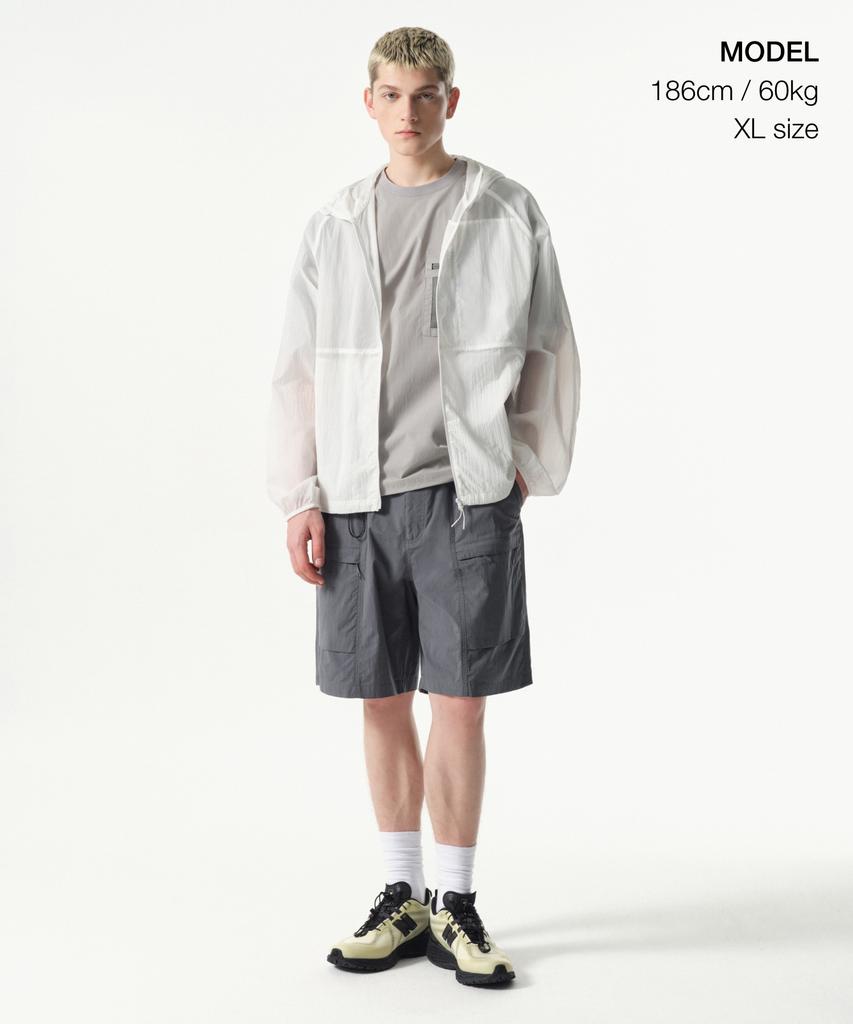 Musinsa Standard [City Leisure] Lightweight Packable Windbreaker Jacket 2 [White]