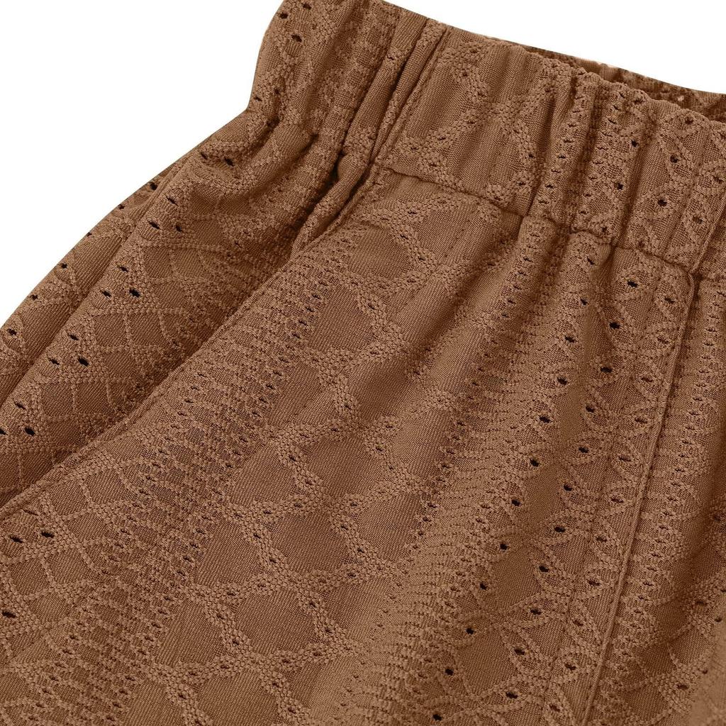 Lässige Sommer-Strandshorts für Damen, elastisch, einfarbig, lässige Shorts