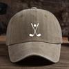 Golf Club Print Baseball Hat Fashionable and Versatile Peaked Cap Outdoor Anti-hat Trend