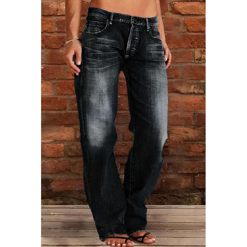 2026 New Women's Slim-Fit Flared Jeans Casual Versatile Long Pants