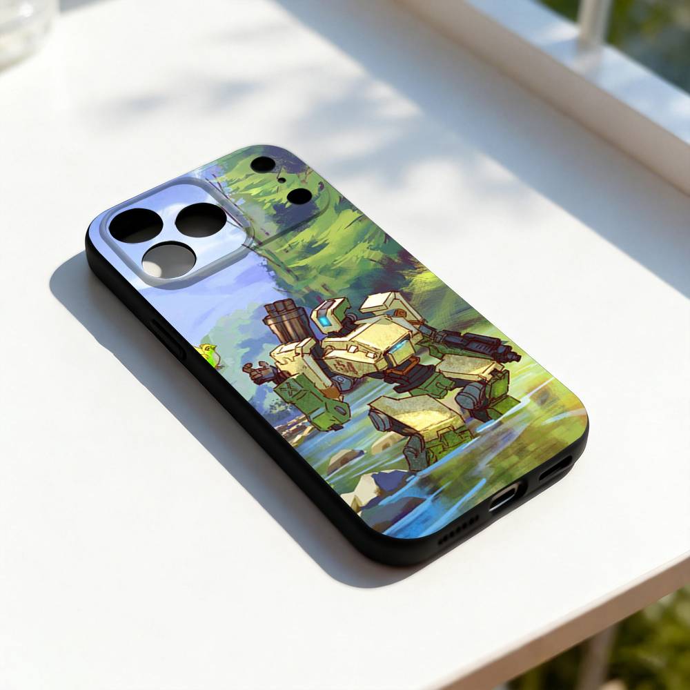 Game O-Overwatch-S Cute Phone Case Silicone Black Soft For iPhone 17,16,15,14,13,12,11,Pro,Max,Plus,E,SE4,Air,Mini