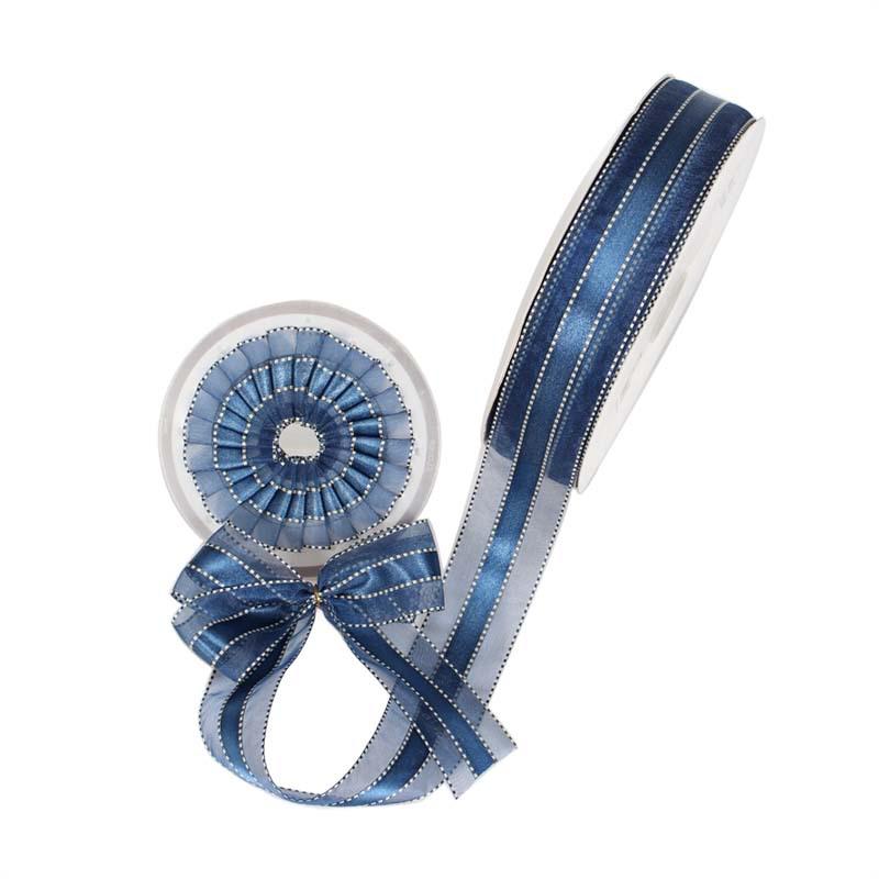 10 Yards 2.5/4cm Snow Yarn Ribbon with Jump Stitches for DIY Lolita Bow Hair Accessories