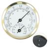 New Humidity Temperature Thermometer Workshops Gold + White Thermometer Hygrometer Warehouses For Houses Shopping Malls