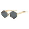 Fashion Vintage Rhombus Metal Sunglasses Women Brand Designer New Retro Sun Glasses Female Ins Trendy Eyewear Male UV400