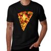 Pizza Pattern Tshirt Basic Simple Casual Short Sleeve Tee