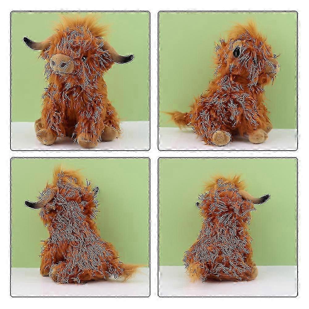 "12" "Long haired highland cows, large long haired animals" 25-26