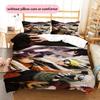 Naruto Haruno Sakura Theme Bedding Set, Anime Themed Bedroom Decor, Gift for Sakura Enthusiasts