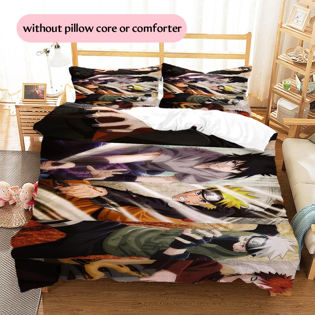 Naruto Haruno Sakura Theme Bedding Set, Anime Themed Bedroom Decor, Gift for Sakura Enthusiasts