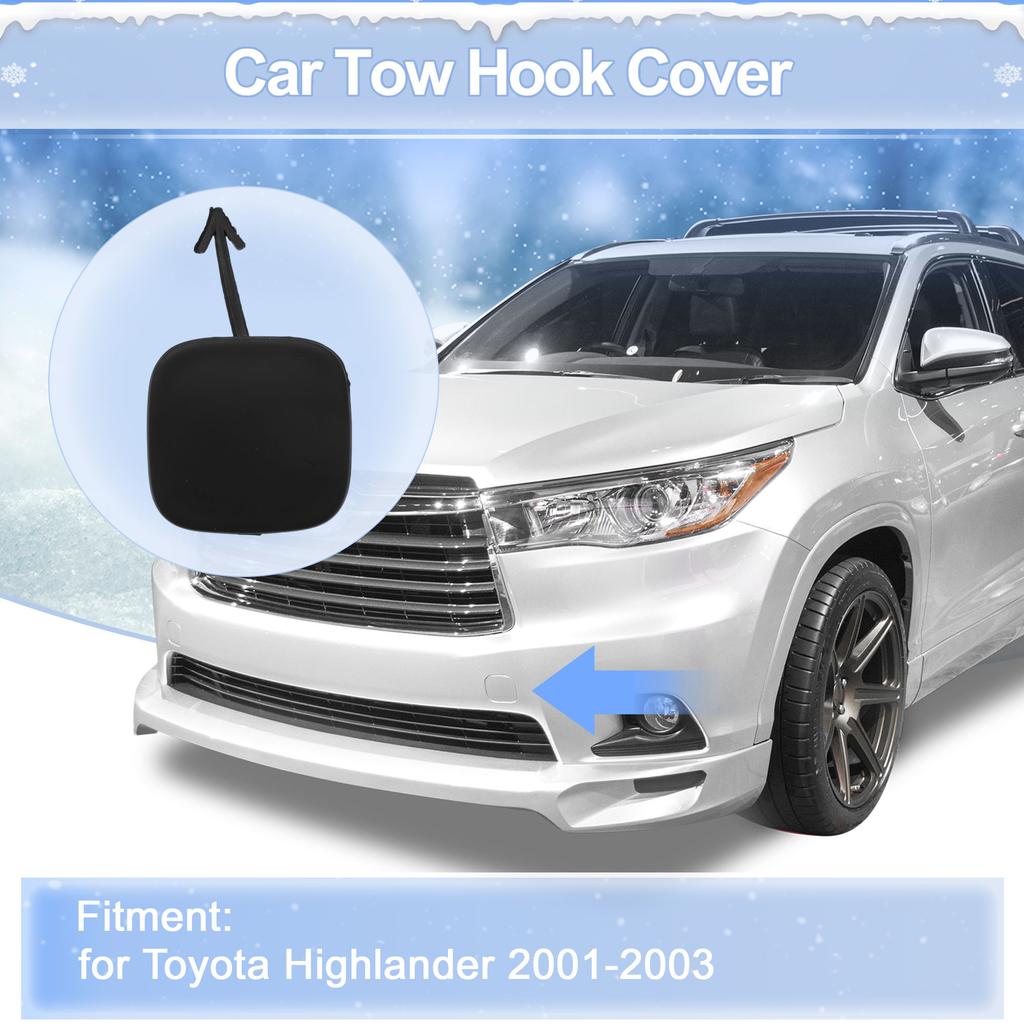 UXCELL Left Front Car Tow Hook Cover Cap for Toyota Highlander 2004-2007 No.5212748030