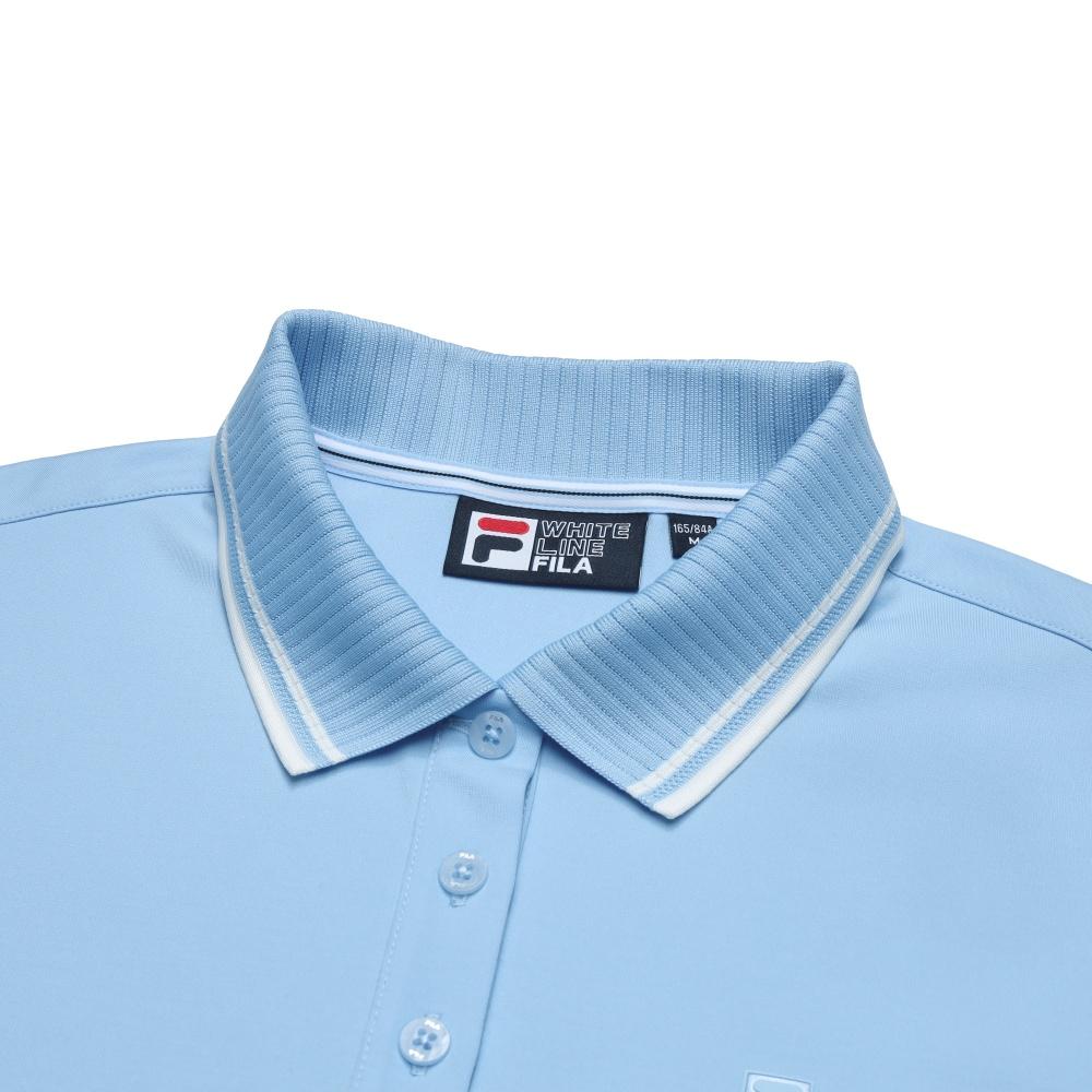 New FILA WHITE Polo Shirts Women's Bell Blue LB F11W533108F-LB