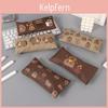 Cute Capybara Pen Bag With Oxford Fabric Storage For Kids And Teens