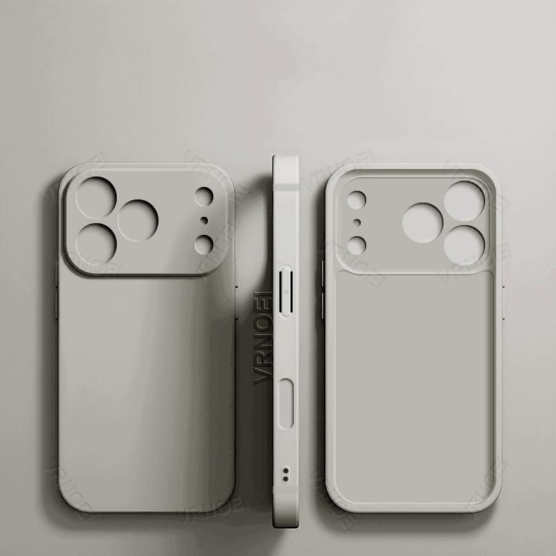 Luxury Lens Protection Case for iPhone 17 11 12 13 14 15 16 Pro Max Soft Bumper Cover for Air 14 15 16 Plus Phone Accessories