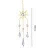 Suncatcher Crystal Wind Chimes Hexagon Sun Catchers Pendant Light Catcher Garden Window Wedding Curtain Chandelier Home Decor
