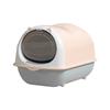 Fully Enclosed Large Cat Litter Box with Anti-Tracking, Easy Installation, Odor Blocking, and Easy Cleaning.