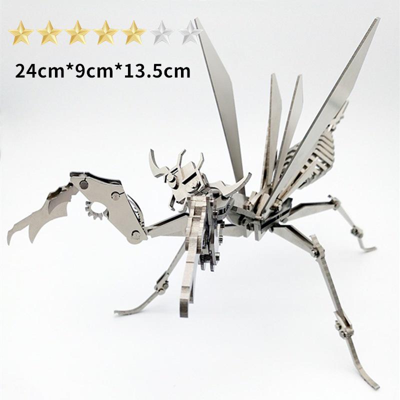3D Metal Scorpion Jigsaw Puzzle - Mechanical Assembly Toy for Kids