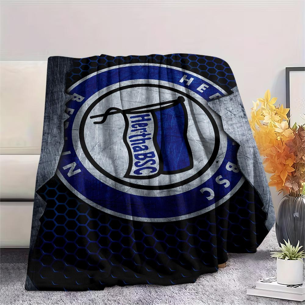 FootBall Club Print Flannel Blanket,High quality Comfortable for All Seasons,Home Decor,Warmth and Comfort,Perfect for Christmas Gifts
