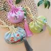 Retro Chinese Style Hanfu Brocade Sachet - Portable Ancient Car Hanging Ornament