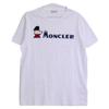 Moncler 2018 White MAGLIA T-SHIRT Short Sleeve T-Shirt with Logo Patch Tops L whiteUsed
