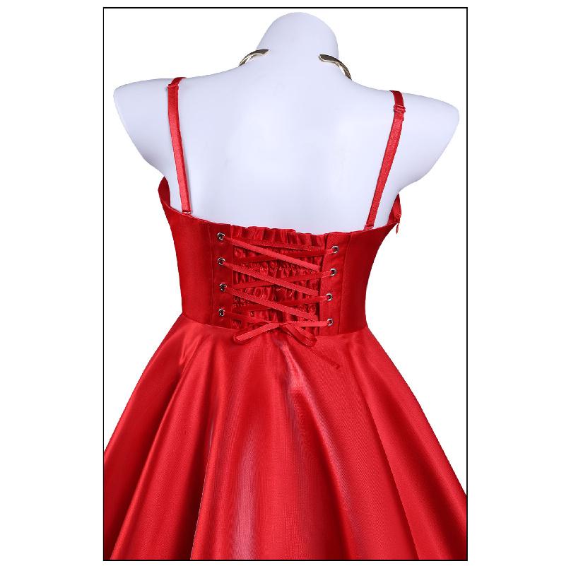 New PANTY & STOCKING with GARTERBELT Cosplay Costume Panty Anarchy Red Camisole Dress