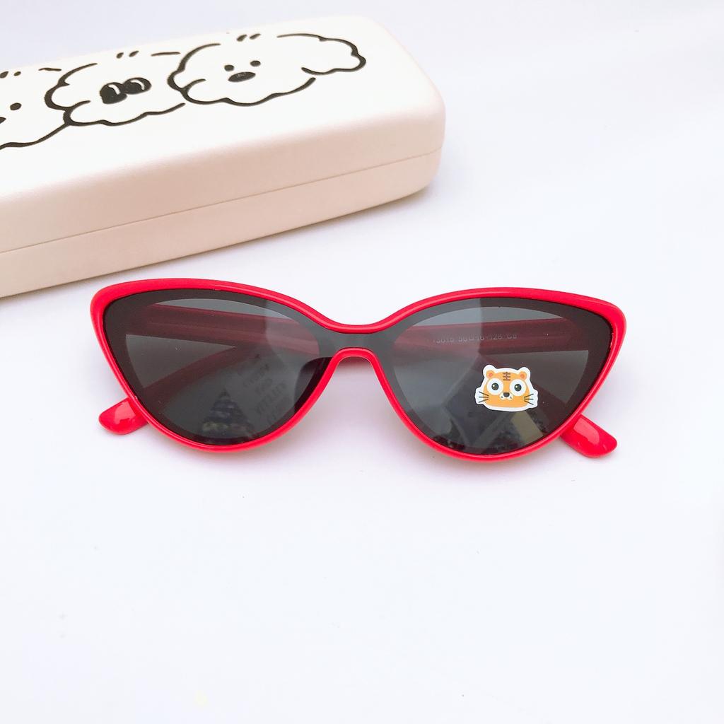 Children'S Sunglasses Travel Sunscreen Silicone Polarized Light Men'S And Women'S Sunglasses Cat Eye Cute Glasses