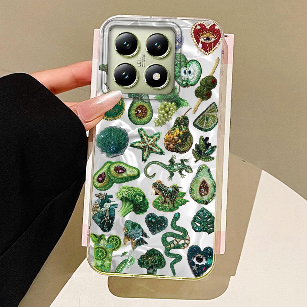 Фиолетовое лицо Солнце Звезды Женщины Девушки Ретро Стиль Водная Текстура Чехол для Телефона для Xiaomi Mi 13T 14T Pro 11 Lite NE 5G Силиконовый Чехол