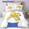 Maggie Simpson Pattern Bedding Home Decoration Birthday Gift ( 1 Duvet Cover + 2 Pillowcase, Without Core),fan Merchandise.