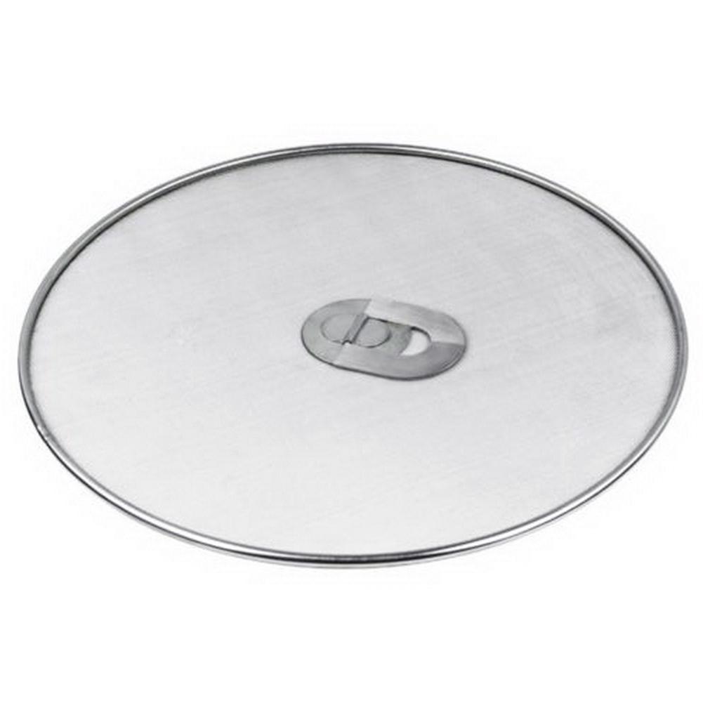 Filtro de tapa a prueba de 25/29/33CM, mango de aceite de cocina plegable, cubierta de sartén, pantalla contra salpicaduras