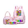 Rhythm box sprunki peripheral schoolbag boys and girls schoolbag primary school junior high school students backpack D