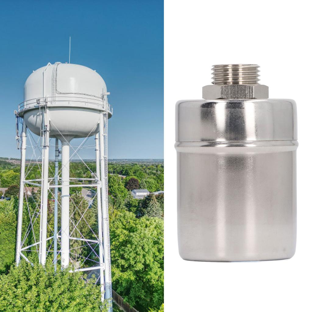 Stainless steel valve regulator with automatic shut-off, water control DN15