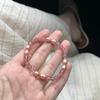 Baroque Natural Freshwater Pearl Beaded Bracelet Women's High-end Sense Light Luxury Niche Design Sense Versatile Jewelry