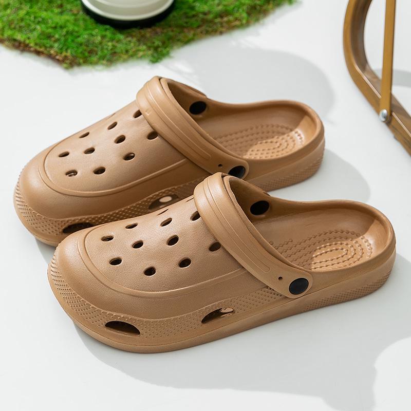 Baotou Summer Thick-Soled Dual-Purpose Sandals for Men & Women - Outdoor Sports & Beach Hole Shoes