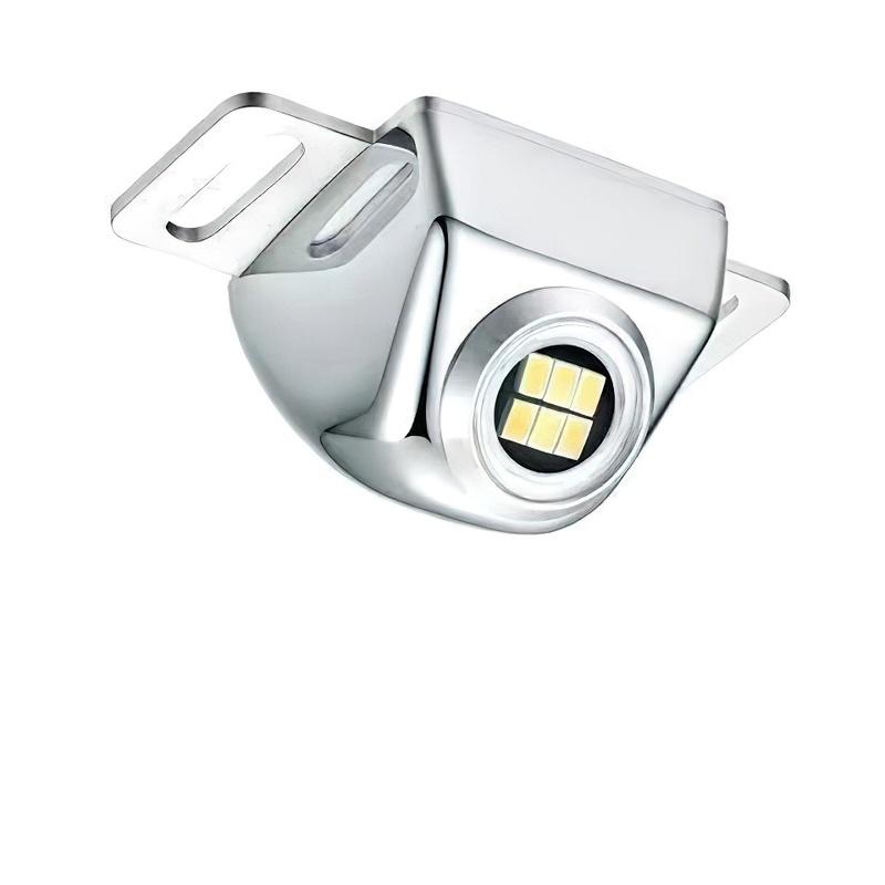 

Универсальный автомобильный светодиодный яркий фонарь заднего хода, вспомогательный фонарь, мощный фонарь заднего хода, электрический глаз, внешняя модифицированная лампа None серебряный