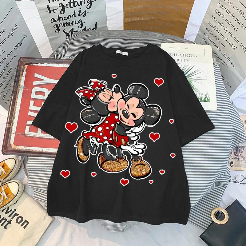 Tshirt Cute Funny Unisex New Summer Mickey Mouse Unisexs Tshirt Version Summer