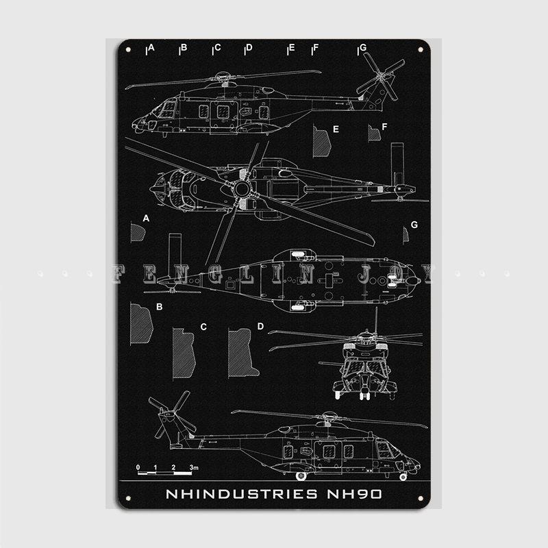 

Nhindustries Nh90 Metal Sign Pub Kitchen Personalized Plaques Tin Sign Poster 20x30cm（7.8x11.8inch）
