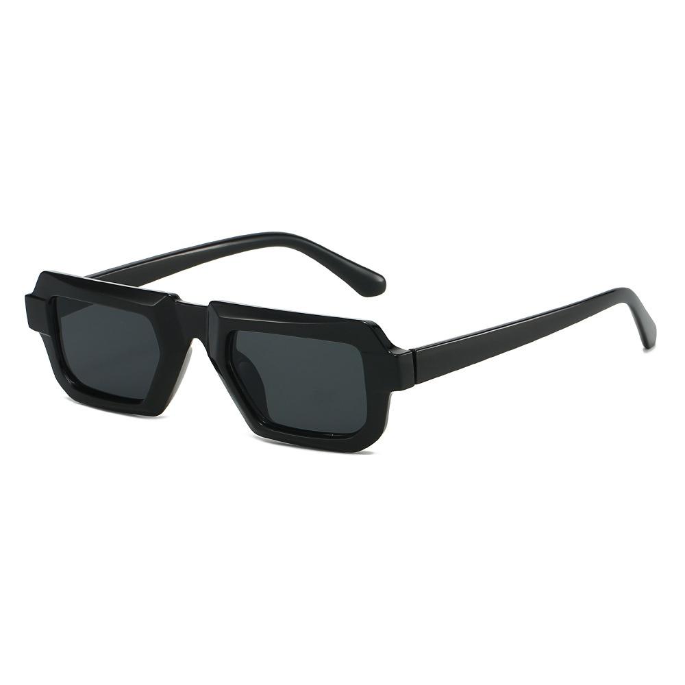 New Retro Leopard Print Square Frame Women Sunglasses  Luxury Punk Hip Hop Style Small Frame Men Leisure Sun Glasses Uv400