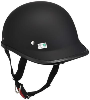 Bike Parts Center Half Long Matte One Size Fits Most Circumference 722205 Helmet, Ducktail, Black, (Head 57cm-60cm)