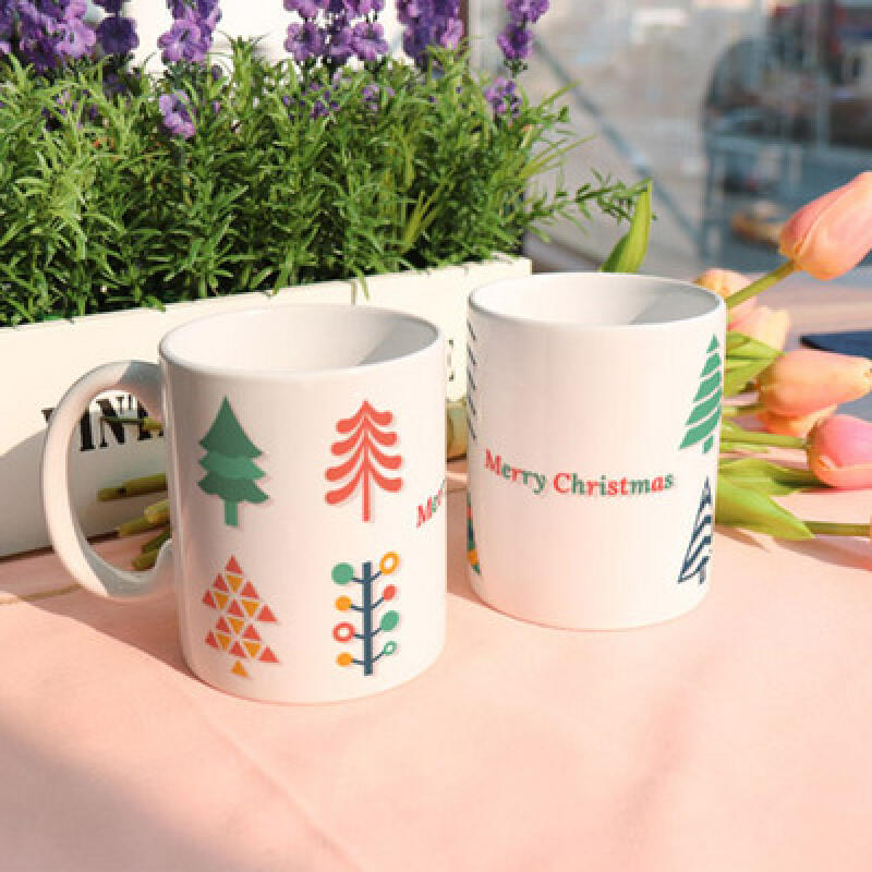 ie010-Design Mug 2p-Winter Tree