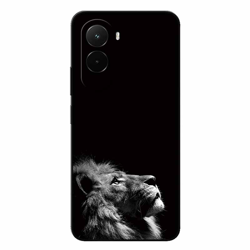 Soft Case For Xiaomi Poco M7 4G Cartoon Back Cover For PocoM7 M7 Silicone Bumper Protective Shockproof Capa Pocom7 4G Lion Coque