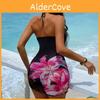 Leopard Print Onepiece Swimsuit With Pushup Bust For Water Fitness And Beach Wear