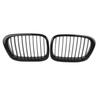 Front Center Matte black Wide Kidney Hood Grille Grill For BMW E39 525 528 530 535 M5 1997 2003