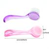 Acrylic Nail Brush Plastic Soft Remove Dust Make Up Washing Brushes Nail Art Manicure Round Head Powder Clean Tool With Cap