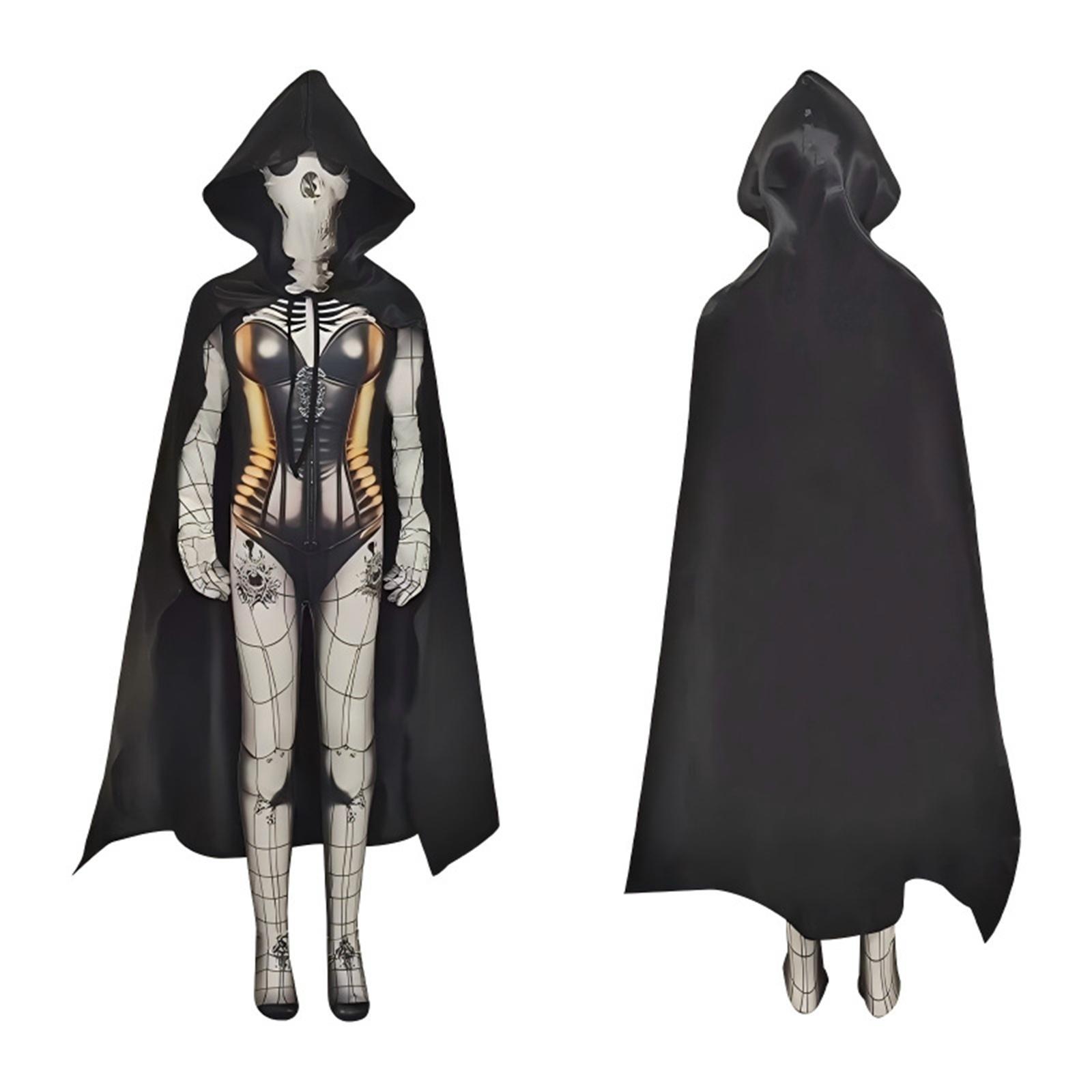 Adult Halloween Skeleton Costume for Party Fun L