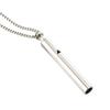 Mindful Breathing Whistle Necklace Stainless Steel Anxiety Reduction Necklace Stress And Panic Relief Necklace Adjustable Length Meditation Inner