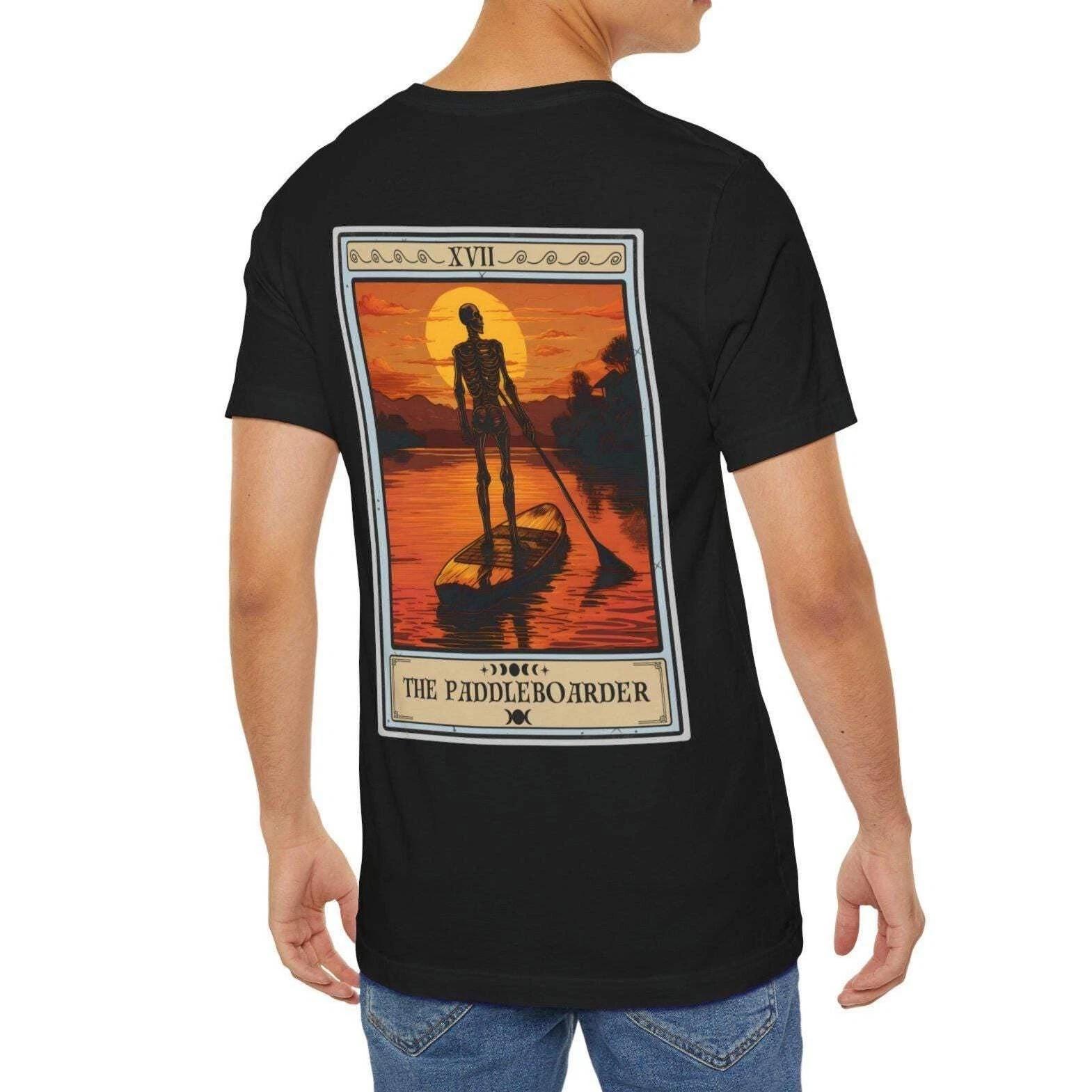 Paddleboarder Tarot Card Shirt - SUP Stand Up Paddleboarding Gift 4XL